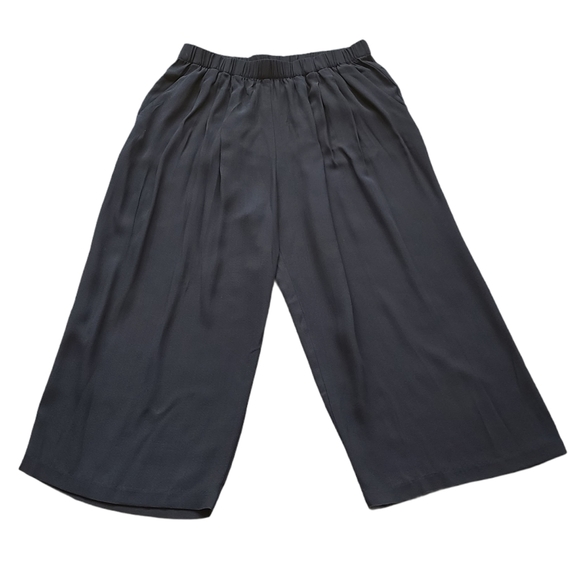Eileen Fisher Cropped Wide Leg Pants - Picture 3 of 5
